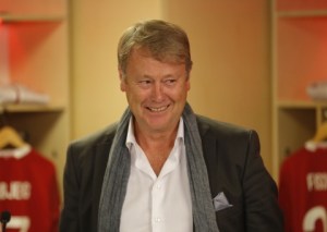Norske Åge Hareide, blev idag, torsdag den 10. december, præsenteret som dansk landstræner i fodbold de kommende to år. Hareide kommer fra et job som træner i Malmø FF, og har før trænet blandt andre Brøndby IF samt været Norsk landstræner fra 2003-08. (Foto: Nikolai Linares/Scanpix 2015)