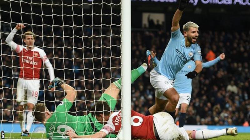 Aguero scorer mod Arsenal
